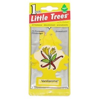 LITTLE TREE VANILLA AIR FRESHENER FOR CAR TRUCK CARAVAN LONG LASTING x1