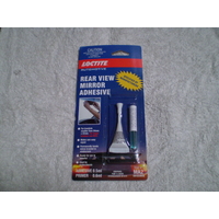 LOCTITE REAR VIEW MIRROR GLUE ADHESIVE BONDS MIRROR BRACKETS TO WINDSCREENS 