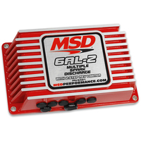 MSD 6AL-2 RED IGNITION CONTROL WITH 2 STEP REV LIMITER 535 VOLT MSD6421