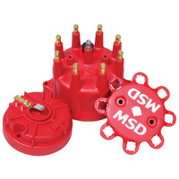 MSD MSD84315 RED SMALL MALE DISTRIBUTOR CAP ROTOR & RETANINER KIT 8431 & 8467