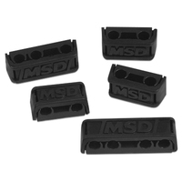 MSD 8843 PRO CLAMP IGNITION LEAD WIRE SEPARATORS - SET OF 8 BLACK