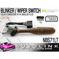 Nice NBS71LT Indicator Wiper Switch for Holden Commodore VH VK SL SLE Light Tan