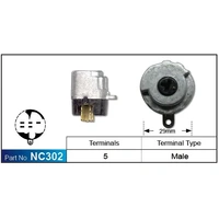 Nice NC302 Ignition Switch for Nissan GQ Patrol & Y60 3/1988 - 1/1998