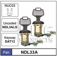 Nice NDL33A Door Lock Set Pair for Ford Maverick & Nissan Patrol MQ GQ Y60