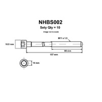 Nason NHBS002 Head Bolt Set for Nissan 180SX Silvia S13 2.0L SR20DET Turbo