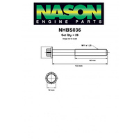 NASON NHBS036 HEAD BOLT SET FOR TOYOTA 1HZ 1HD 4.2L DIESEL INC TURBO