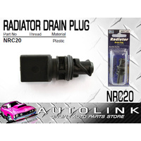 NICE PRODUCTS NRC20 RADIATOR DRAIN PLUG PLASTIC THREAD LOCK DESIGN 