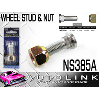 NICE NS385A WHEEL STUD & NUT M12 x 1.5 FRONT FOR RODEO TFR 2WD 1988 - 2003