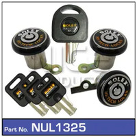 Nice NUL1325 Solex Door Locks Pair & Boot Lock Set
