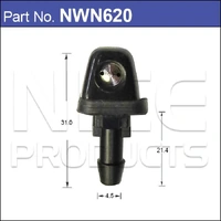 Nice NWN620 Windscreen Washer Jets Push on Type Twin Spray 5mm Hose Pair