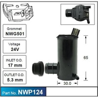 Nice NWP124 Windscreen Washer Pump 24V for Toyota Coaster Bus & Dyna Models