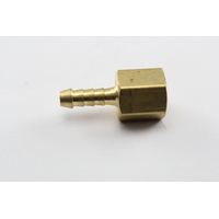 TUBEFIT - BRASS FEMALE TAILPIECE 1/4" HOSE x 1/4" BSP ( P10-0404 )