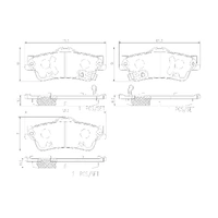 Brembo P10081N Ceramic Rear Brake Pads for Holden VE Commodore Models Check App