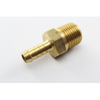 TUBEFIT P3-0608 BRASS MALE TAILPIECE 3/8" HOSE END x 1/2" BSP MALE THREAD x1