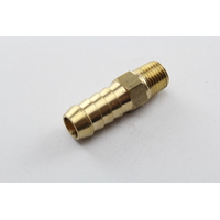 TUBEFIT P3-0804 BRASS MALE TAILPIECE 1/2" HOSE END x 1/4" BSP MALE THREAD x1