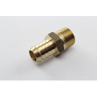 TUBEFIT P3-1008 BRASS MALE TAILPIECE 5/8" HOSE x 1/2" BSP MALE THREAD x1