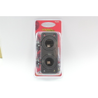 DNA PA200 HEAVY DUTY TWIN ACCESSORY SOCKETS 12 24V SIZE 103 x 43mm