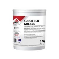 PEAK SUPER RED EP2 GREASE 2.5k PKGXSRL02.5