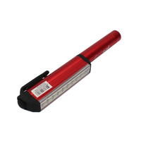 PROLYTE 9 LED ALUMINIUM POCKET LIGHT - RED 160mm - 220 LUMENS PLL912 RED