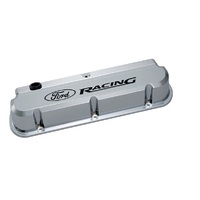 PROFORM ALUMINIUM VALVE COVERS CHROME RAISED LOGO FOR FORD WINDSOR V8 1962-2001