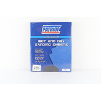 WET & DRY SANDING SHEETS - 120 GRIT 230mm x 280mm PACK OF 50 SHEETS