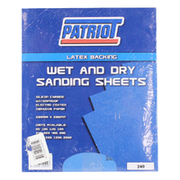Wet & Dry Sanding Sheets 240 Grit 230mm x 280mm Pack of 50 Sheets