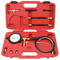 PK Tool PT60100 10pc Schrader Petrol Engine EFI Fuel Pressure Tester Tool Kit