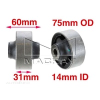 Mackay RBK1113 Front Lower Rear Large Control Arm Bushes 75mm OD for Honda Accord