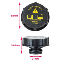 Mackay RC1004  Plastic Coolant Expansion Recovery Tank Cap 21 PSI or 145 KPA