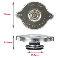 Mackay RC1009 Non Recovery Radiator Cap 13 PSI or 90 KPA
