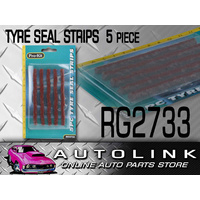 PRO-KIT RG2733 PUNCTURE REPAIR TYRE PLUG SEAL STRIP 4" 100mm PACK OF x5