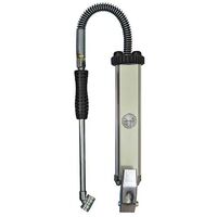 PROKIT TYRE INFLATOR WITH GAUGE 20 - 200 PSI & KPA SHOCK IMPACT RUBBER COVER 