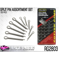 COTTER PIN ASSORTMENT 555 PIECE ( SPLIT PINS ) VARIOUS SIZES RG2803