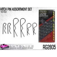 PROKIT HITCH PIN ASSORTMENT 150 PIECE VARIOUS SIZES IN PLASTIC CASE RG2805