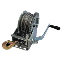Trailer Hand Winch - Heavy Duty 5mm Cable x 10m 2-Way Ratchet Action