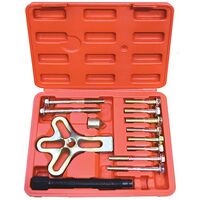 13 PIECE PULLER SET FOR REMOVING HARMONIC BALANCERS PULLEYS & STEERING WHEELS