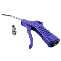 AIR BLOWER GUN - PISTOL GRIP TYPE WORKS WITH ALL POPULAR COMPRESSOR FITTINGS