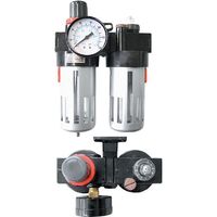 PK TOOL RG5128 TWIN AIR FILTER REGULATOR & GAUGE INC MOUNT BRACKET