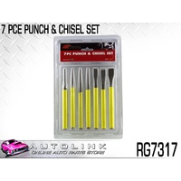 PROKIT 7 PIECE PUNCH & CHISEL SET 150mm (6") 4 CENTRE PUNCHES & 3 CHISELS RG7317