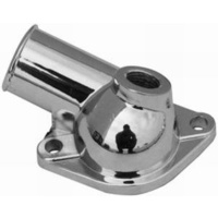 RPC RPCR9468 CHROME STEEL THERMOSTAT HOUSING - 1/2" NPT PORT FOR CHEV V8 1966-75