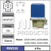 Nice RW030 Relay 4 Pin for Nissan Models 25230-