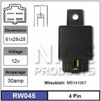 Nice RW045 Relay 4 Pin for Mitsubishi Models MB141967