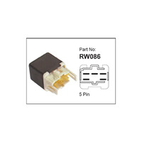 Nice RW086 Relay 5 Pin 12 Volt for Ford & Mazda Models H270 67740A