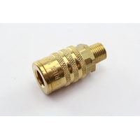 AIR FITTING COUPLING RYCO TYPE - 1/4" MALE THREAD ( RYCO-201 )