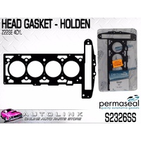 PERMASEAL HEAD GASKET FOR HOLDEN ZAFIRA TT 2.2lt 4CYL Z22SE 2001 - 2006 S2326SS