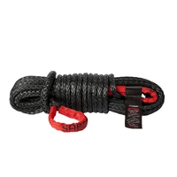 Saber OffRoad SBR-13WERS 13,200kg Winch Extension Rope Red Sheath Eyes - Black