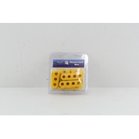 EAGLE LEAD SEPARATORS - YELLOW HIGH TEMP FOR V8 ENGINE (SET OF 8) SK-472Y