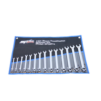 SP TOOLS 14PC METRIC COMBINATION SPANNER SET WITH CASE SP10014