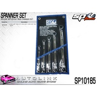 SP TOOLS 5PC SAE 40° OFFSET RING WRENCH / SPANNER SET ( SP10185 )