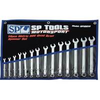 SP TOOLS 14PC METRIC ROE QUAD DRIVE SPANNER SET SP10614